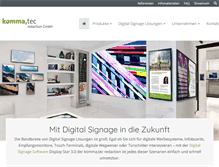 Tablet Screenshot of kommatec-red.de